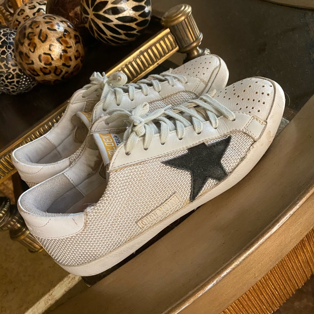 Golden goose deluxe superstar mesh sneakers 39 9